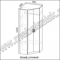 Шкаф угловой Консул-2 